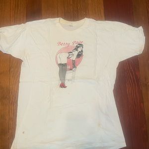1990s Vintage Betty Page (Bettie Page) Tee